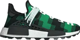 Кроссовки Adidas Pharrell x Billionaire Boys Club x NMD Human Race Trail 'Green Plaid', зеленый ef7388 | green
