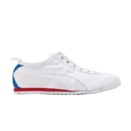 Кроссовки Onitsuka Tiger Mexico 66 Slip-On 'White Blue', белый d3k0n 100 | white