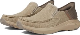 Кроссовки Slip-Ins: Parson - Dewitt Skechers, серо-коричневый 9910814 | taupe
