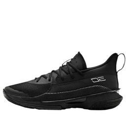 Кроссовки curry 7 'team black' Under Armour, черный 3023838-005 | black / metallic silver