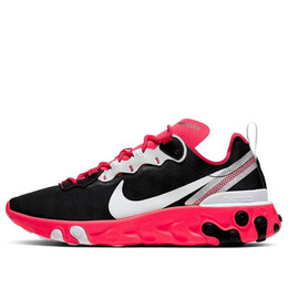 Кроссовки react element 55 'red orbit' Nike, черный cq9705-001 | black/white/red orbit/bright crimson