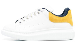 Кроссовки Alexander McQueen Oversized Sneaker 'White Pop Yellow Navy' 705060wibnt8998