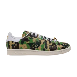 Кроссовки Adidas BAPE x Stan Smith, зеленый 1k23191901 grn | green
