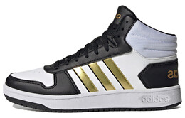 Кроссовки Adidas Neo Hoops 2.0 Vintage Basketball Male, белый/черный/золотой h01197