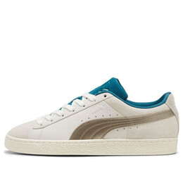 Кроссовки play loud suede 'warm white cold green' Puma, белый 398190-02 | warm white/cold green