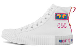Кеды Kappa Canvas Shoes Unisex High-Top White k0aw5vs82d-012
