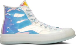 Кроссовки Converse Chuck Taylor All Star 70 Hi Iridescent, серебряный 163786c | silver