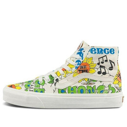 Кроссовки sk8-hi tapered 'white green' Vans, белый vn0a4u16arg | white/green