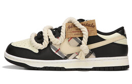 Кроссовки Nike Dunk Skateboard Shoes Men Low-Top Beige Yellow/Black dd1391-100 | 黑色