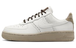 Кроссовки для скейтбординга Nike Air Force 1 Low унисекс, белый/светло-коричневый fv3700-112 | 白浅棕