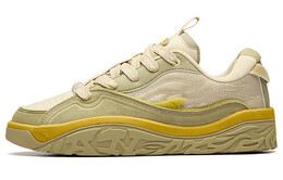 Горячие мужские кроссовки для скейтбординга с низким верхом, цвета гранул, бежевый / ирисово-желтый / песочно-желтый Anta 912238083-4