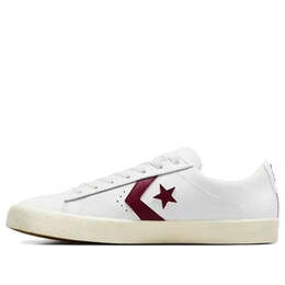 Кроссовки pro leather vulc pro 'white deep bordeaux' Converse, белый a05328c | white/deep bordeaux/egret