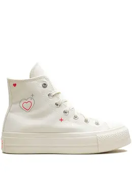 Converse: Белые кроссовки  Chuck Taylor All Star Lift