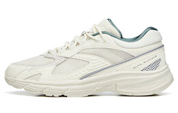 AT91 Кроссовки для мужчин с низким верхом, светло-бежевые, белые/зеленые для походов Anta 912235596-6