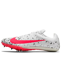 Кроссовки air zoom rival s 9 'paint splatter white crimson jade' Nike, белый 907564-101 | white/black