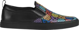 Кроссовки Gucci GG Supreme Slip-On Psychedelic - Black, черный 610080 h2010 1101 | psychedelic - black