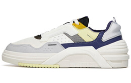 Кроссовки для скейтбординга мужские с низким верхом цвета слоновой кости, белые/черные/спектрально-фиолетовые Anta 112228071-1