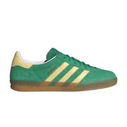 Кроссовки Adidas Gazelle Indoor, зеленый/желтый ih7500 | green
