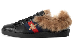 Кеды мужские Gucci Ace Wool Embroidered, черный 496093 0fi50 1093