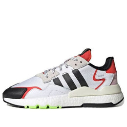 Кроссовки ночные джоггеры Adidas, белый eh1293 | cloud white/core black/hi res red