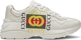 Кроссовки Gucci Rhyton Leather Sneaker Vintage Logo, кремовый 500878 drw00 9522 | vintage logo