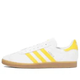 Кроссовки газель Adidas, белый ih0379 | white/bold gold