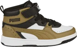 Кроссовки Puma Rebound Joy Little Kid Black Covert Green, черный 374688 15 | black