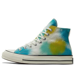 Кроссовки chuck 70 'spray paint' Converse, белый a03432c | white/blue