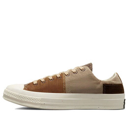 Кроссовки x beyond retro chuck 70 low 'upcycled corduroy' Converse, бежевый a03082c | tan/brown/egret