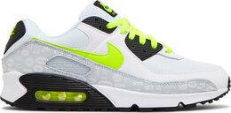 Кроссовки Nike Air Max 90 'Reflective Logo - White Volt', белый db0625 100 | white