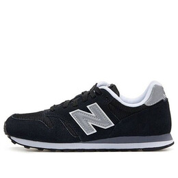 Кроссовки 373 туфли серебристые New Balance, черный ml373gre | black/silver
