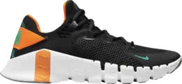 Кроссовки Nike Free Metcon 4 'Black Total Orange Emerald', черный ct3886 083 | black