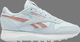 Кроссовки wmns classic leather sp 'glass blue canyon coral' Reebok, синий gx6199 | blue