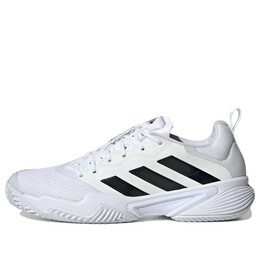 Кроссовки Adidas Barricade Tennis Shoes 'White Black Silver', белый id1548 | cloud white / core black / matte silver