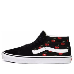 Кроссовки cherries sk8-mid shoes black Vans, черный vn0a3wm3l6m | black/red