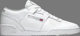 Кроссовки workout low 'white grey' Reebok, белый cn0636 | white