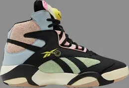 Кроссовки smiley x shaq attaq '50th anniversary' Reebok, черный gx2250 | black