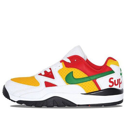 Кроссовки x supreme air cross trainer 3 low Nike, белый cj5291-100 | white/red/yellow