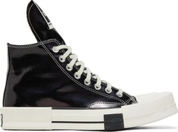Кроссовки Converse Rick Owens x TURBODRK Chuck 70 High Black Lacquer, черный a01291c | black
