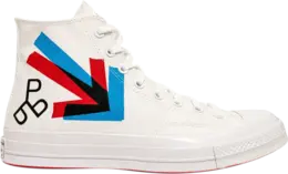 Кроссовки Converse Patta x Experimental Jetset x Chuck 70 High Patta Psychogeographic Practice, белый a03173c | white