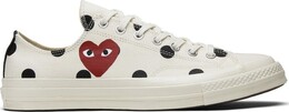 Кроссовки Converse Comme des Garçons x Chuck Taylor All Star 70 Low Polka Dot, кремовый 157249c | cream