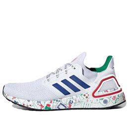 Кроссовки ультрабуст 20 Adidas, белый fx8889 | white/blue/green