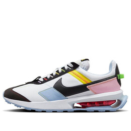 Кроссовки air max pre-day 'black white cobalt bliss' Nike, белый fj0691-100 | white/cobalt bliss/picante red/black
