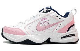 Кастомизированные кроссовки Nike Air Monarch 4 Unisex, белый/розовый 415445-102(team113-哭泣的小兔子) | 	 pink