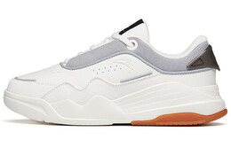 Кроссовки для скейтбординга мужские с низким верхом цвета слоновой кости/серый туман Anta 912228093-3