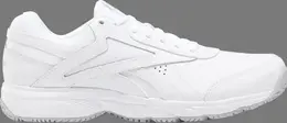 Кроссовки wmns work n cushion 4.0 wide 'white cold grey' Reebok, белый fu7356 | white