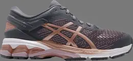 Кроссовки wmns gel kayano 26 wide 'rose gold' Asics, серый 000423 | grey