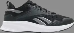 Кроссовки fusium run lite 'black cold grey' Reebok, черный fv3805 | black