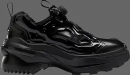 Лимитированные кроссовки maison margiela x tabi instapump fury oxford 'black' Reebok, черный h06541 | black