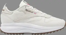 Кроссовки wmns classic leather sp extra 'animal print - chalk white' Reebok, пломбир hq7190 | cream